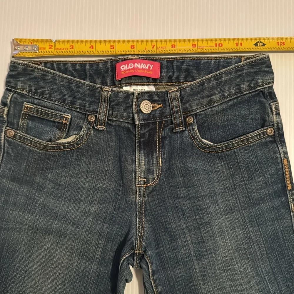 Old Navy Adjustable waist, Boot-Cut Jeans.  Girls size 10